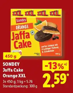 Lidl SONDEY Jaffa Cake Orange XXL Angebot