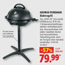 Lidl GEORGE FOREMAN Elektrogrill Angebot