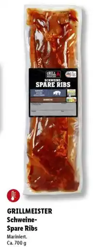 Lidl GRILLMEISTER Schweine- Spare Ribs Angebot