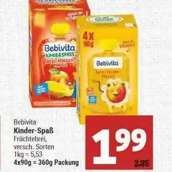 Marktkauf Bebivita Kinder-spaß Angebot