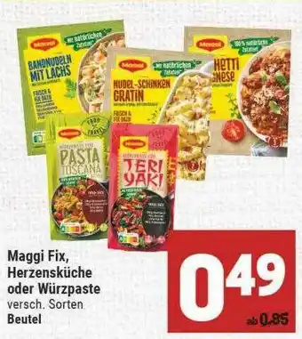 Marktkauf Maggi Fix, Herzensküche Oder Würzpaste Angebot