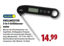 Lidl GRILLMEISTER 3-in-1-Grillthermometer Angebot