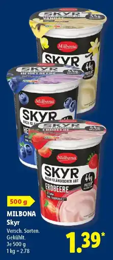 Lidl Milbona Skyr Angebot