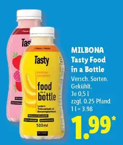 Lidl MILBONA Tasty Food in a Bottle Angebot