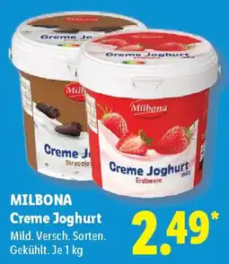 Lidl MILBONA Creme Joghurt Angebot