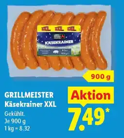 Lidl GRILLMEISTER Käsekrainer XXL Angebot