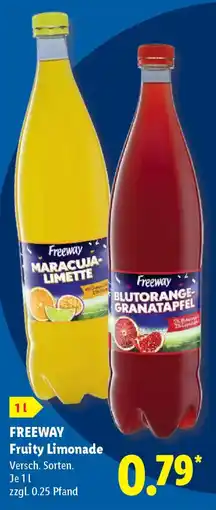 Lidl FREEWAY Fruity Limonade Angebot