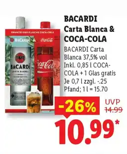Lidl BACARDI & Coca-Cola & COCA-COLA Angebot