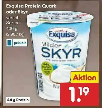 Netto Marken-Discount Exquisa Protein Quark Oder Skyr Angebot