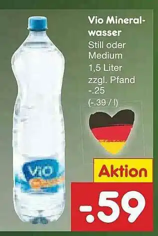 Netto Marken-Discount Vio Mineralwasser Angebot