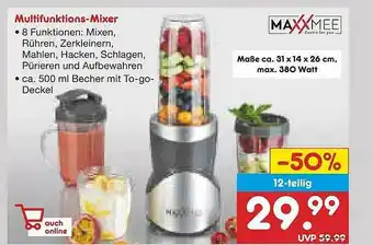 Netto Marken-Discount Maxxmee Multifunktions-mixer Angebot