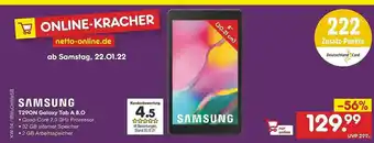 Netto Marken-Discount Samsung T29on Galaxy Tab 8.0 Angebot