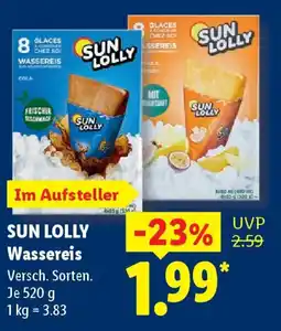 Lidl SUN LOLLY Wassereis Angebot