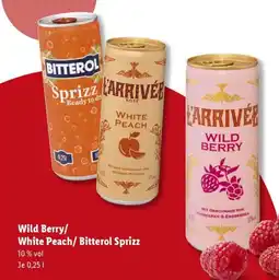 Lidl Wild Berry/ White Peach/Bitterol Sprizz Angebot