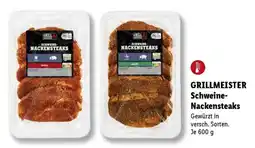 Lidl GRILLMEISTER Schweine- Nackensteaks Angebot