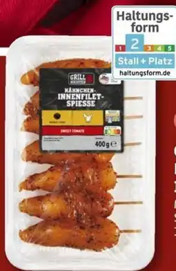 Lidl GRILLMEISTER Hähnchen- Innenfiletspieße Angebot