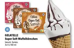 Lidl GELATELLI Super Soft Waffelhörnchen Angebot