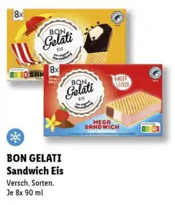 Lidl BON GELATI Sandwich Eis Angebot