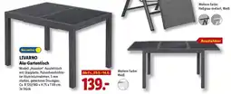 Lidl LIVARNO Alu-Gartentisch Angebot