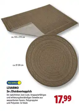 Lidl LIVARNO In-/Outdoorteppich Angebot