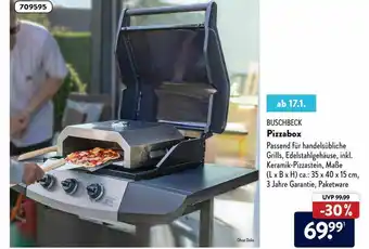 Aldi Süd Buschbeck Pizzabox Angebot