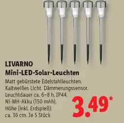 Lidl LIVARNO Mini-LED-Solar-Leuchten Angebot