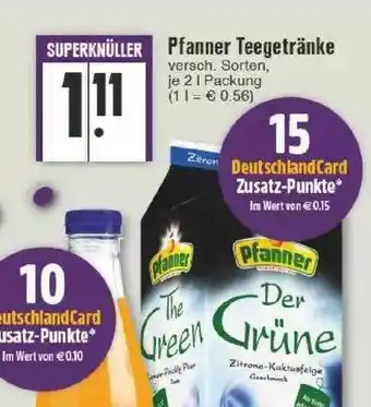 Edeka Pfanner Teegetränke Angebot