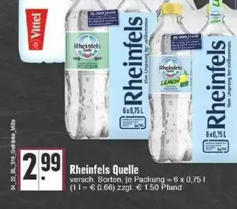 Edeka Rheinfels Quelle Angebot