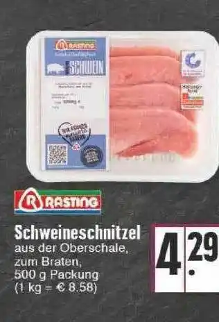 Edeka Rasting Schweineschnitzel Angebot