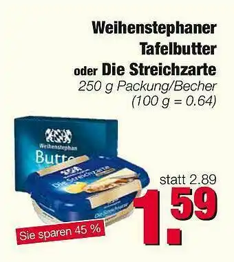 Edeka Scherer Weihenstephaner Taflbutter Oder Die Streichzarte Angebot