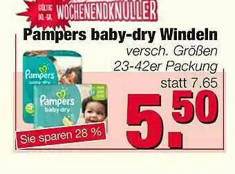 Edeka Scherer Pampers Baby-dry Windeln Angebot