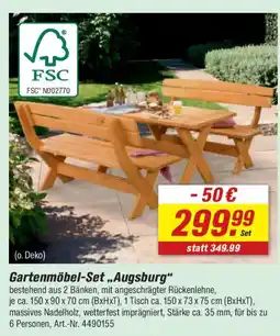 toom Baumarkt Gartenmöbel-Set „,Augsburg" Angebot