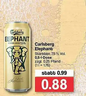 Famila Nord West Carlsberg Elephant Angebot