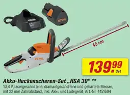 toom Baumarkt STIHL Akku-Heckenscheren-Set,,HSA 30" Angebot