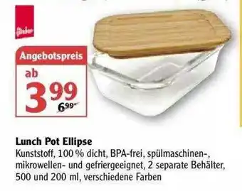 Globus Lunch Pot Ellipse Angebot