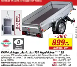 toom Baumarkt STEMA PKW-Anhänger „Basic plus 750 Kippdeichsel" Angebot