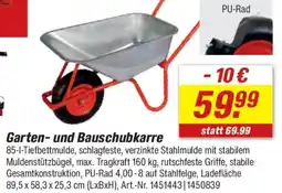 toom Baumarkt Garten- und Bauschubkarre Angebot