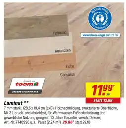 toom Baumarkt Laminat Angebot