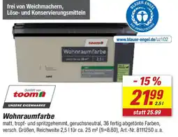 toom Baumarkt Wohnraumfarbe Angebot