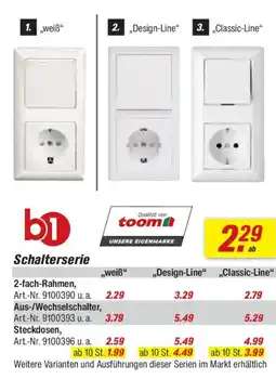toom Baumarkt b1 Schalterserie Angebot