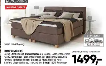 Möbel Wanninger Boxspringbett Boxspring Angebot