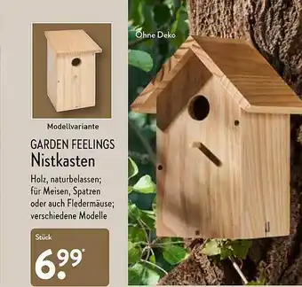 Aldi Nord Garden Feelings Nistkasten Angebot