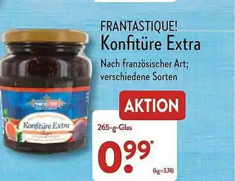 Aldi Nord Frantastique! Konfitüre Extra Angebot