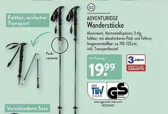 Aldi Nord Adventuridge Wanderstöcke Angebot