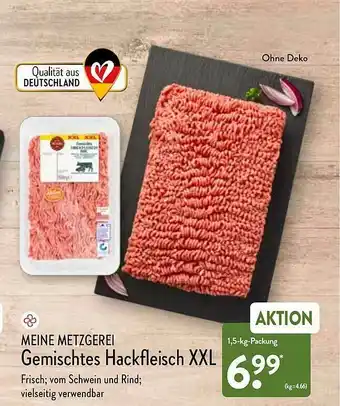 Aldi Nord Meine Metzgerei Gemischtes Hackfleisch XXL Angebot