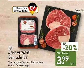 Aldi Nord Meine Metzgerei Beinscheibe Angebot