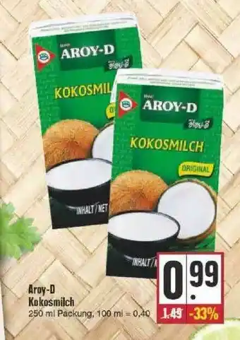 Edeka Aroy-d Kokosmilch Angebot