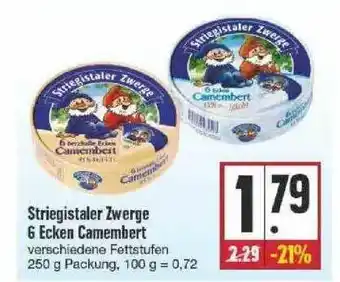 Edeka Striegistaler Zwerge 6 Ecken Camembert Angebot