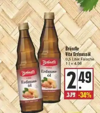 Edeka Brändle Vita Erdnussöl Angebot