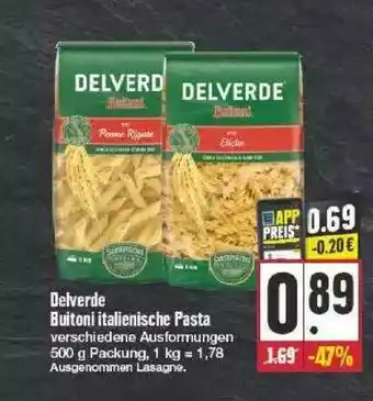 Edeka Delverde Buitoni Italienische Pasta Angebot